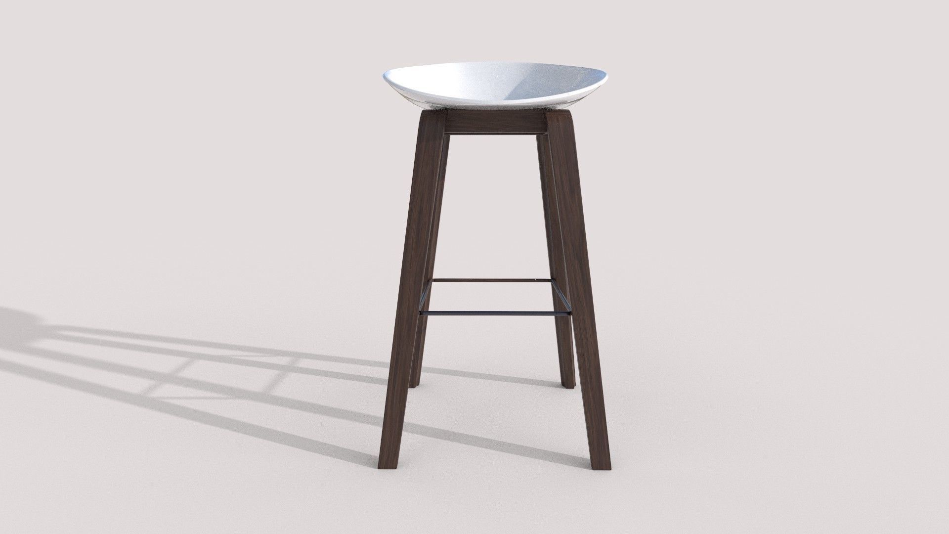 Bar Stool 3D model_4