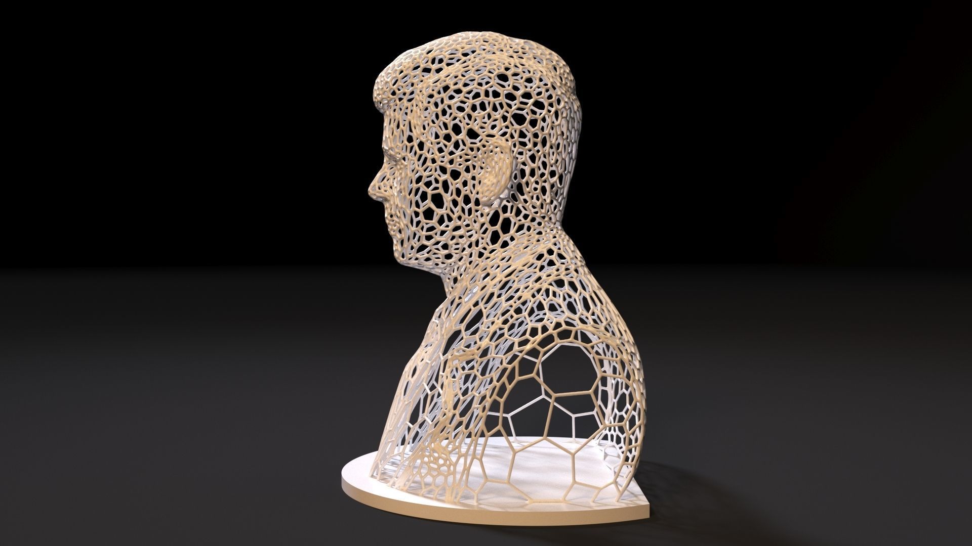 John F Kennedy 3D print model_2