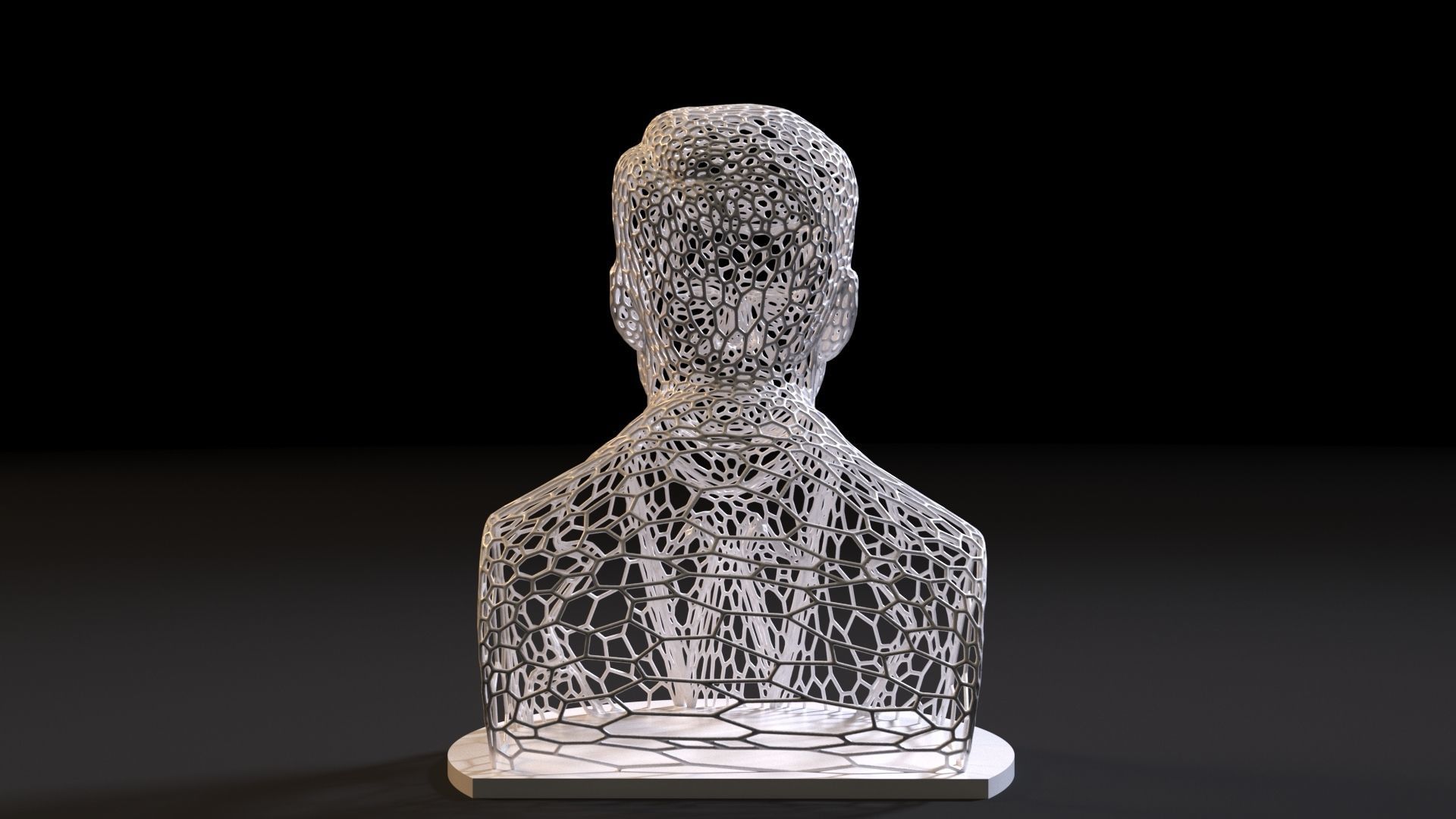 John F Kennedy 3D print model_4