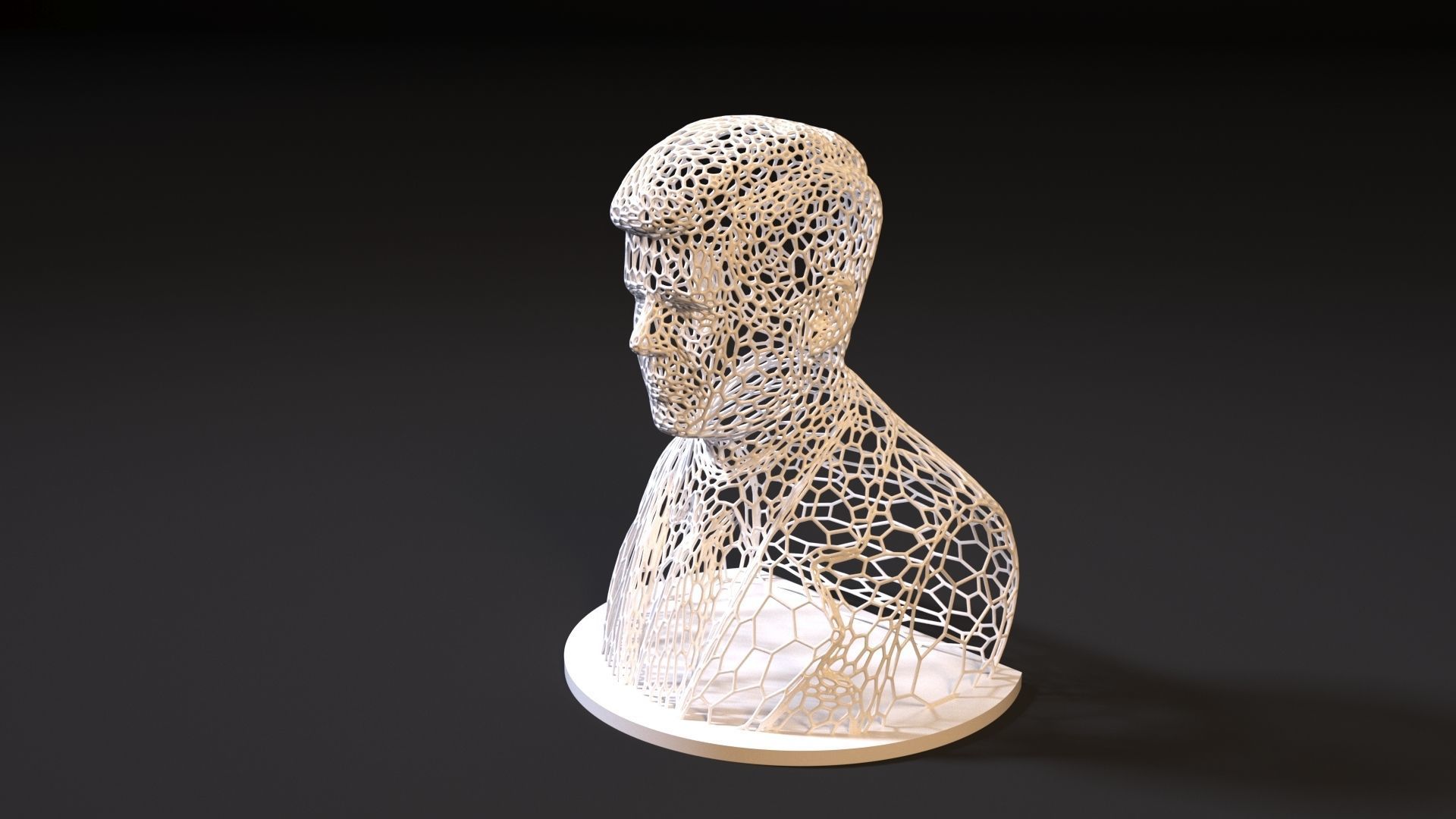 John F Kennedy 3D print model_1