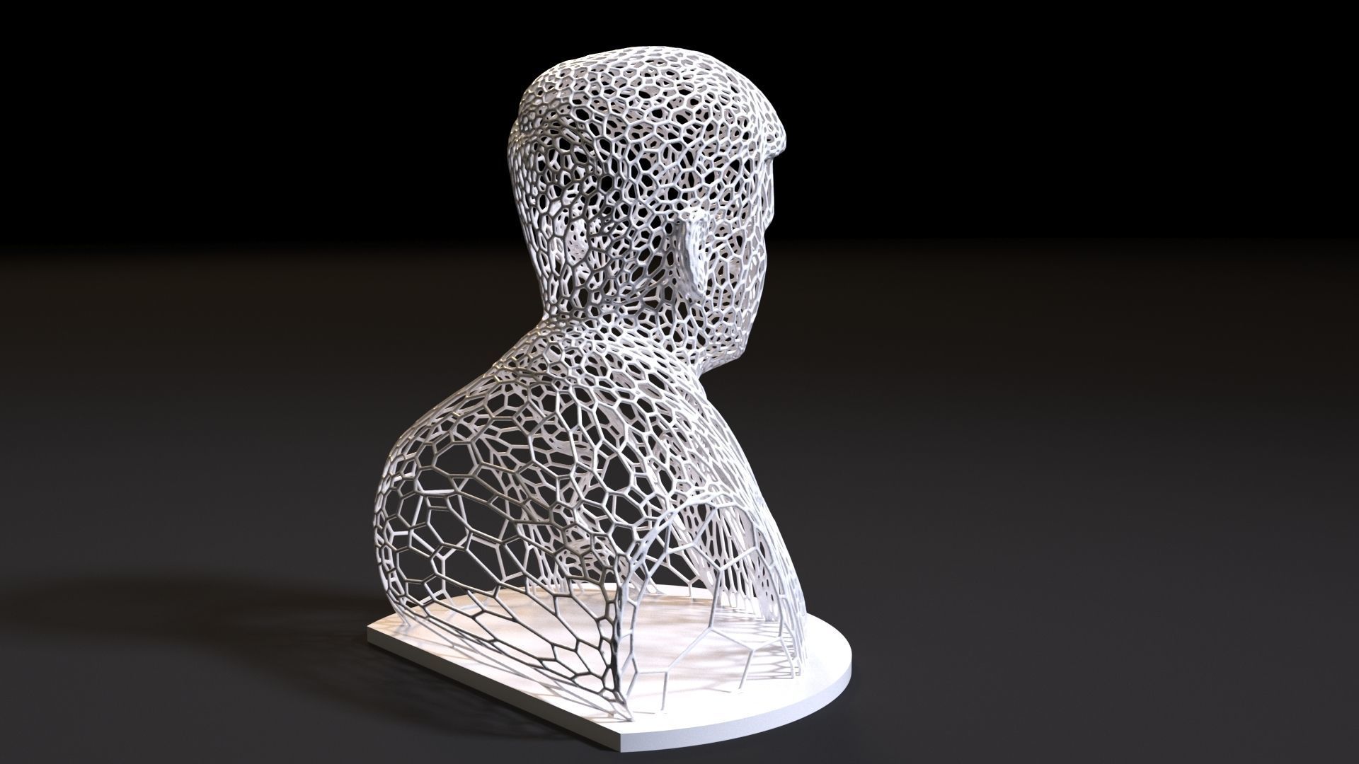 John F Kennedy 3D print model_5