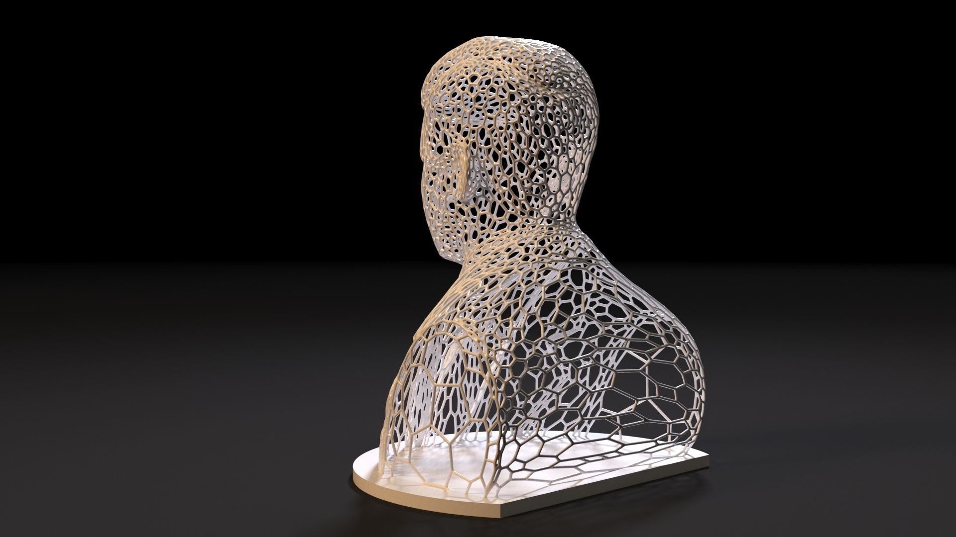 John F Kennedy 3D print model_3