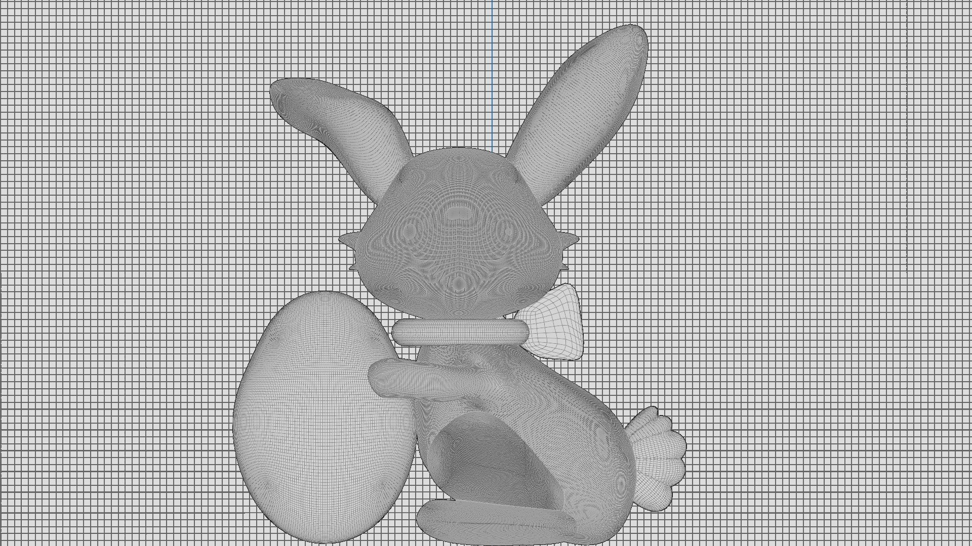 adorable Easter bunny  3D model_10