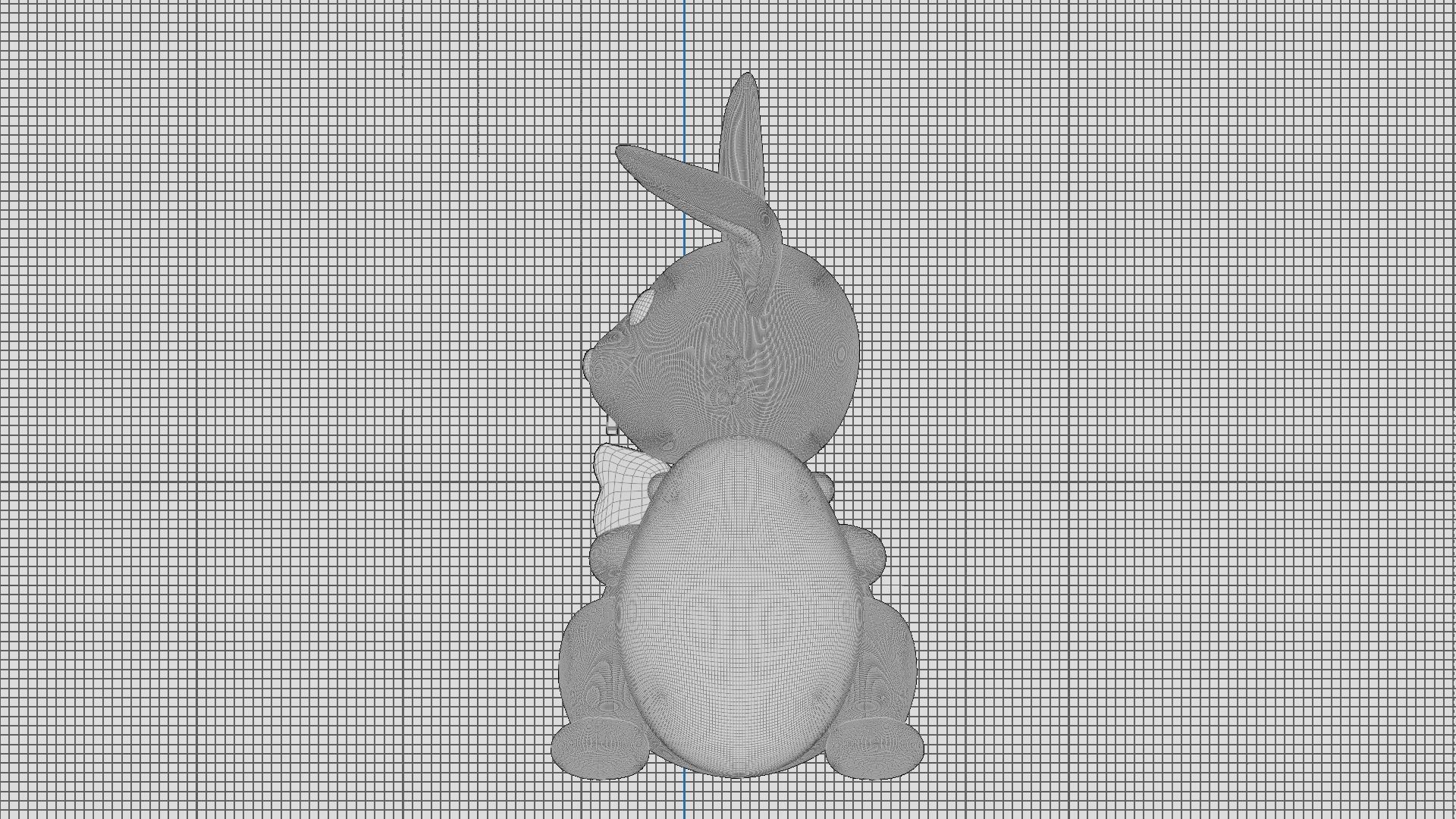 adorable Easter bunny  3D model_9