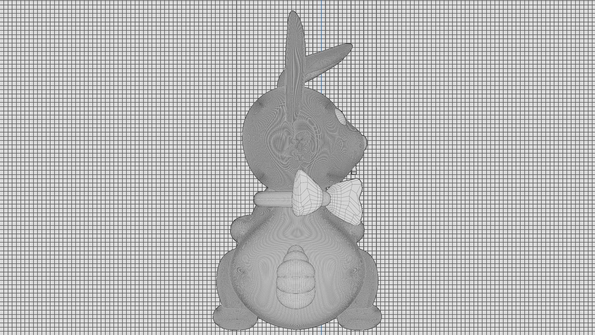 adorable Easter bunny  3D model_11
