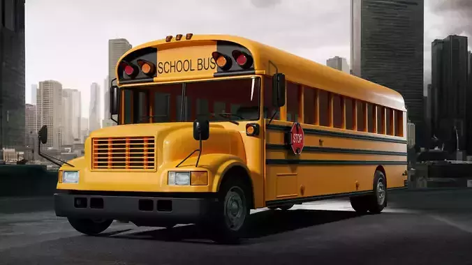 shcool bus 3D model