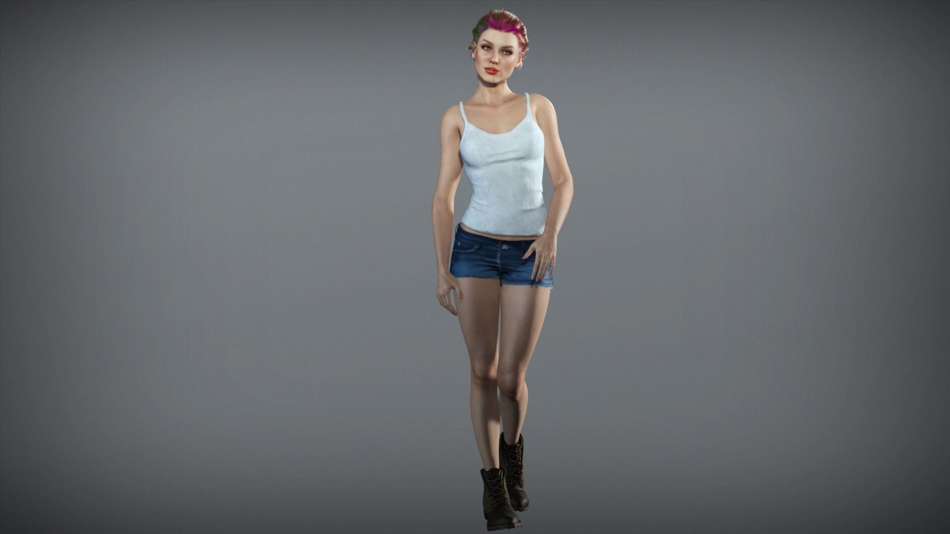 Amenda SCHIFFER Low-poly 3D model_1