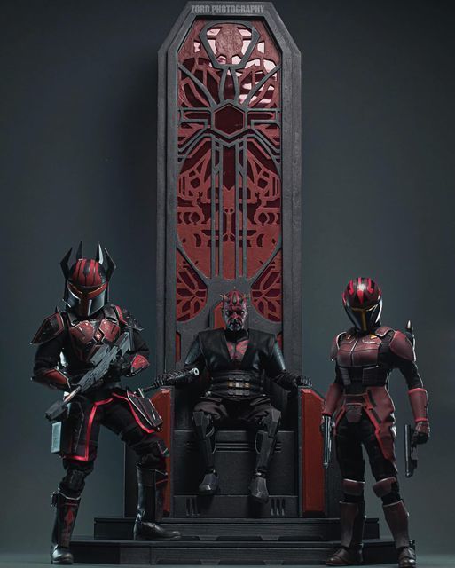 Darth Mauls Throne 1-6 Scale Hottoys 3D print model_23