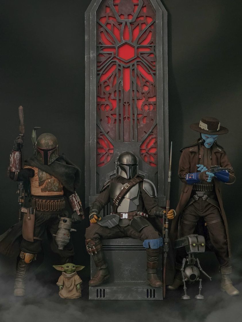 Darth Mauls Throne 1-6 Scale Hottoys 3D print model_16