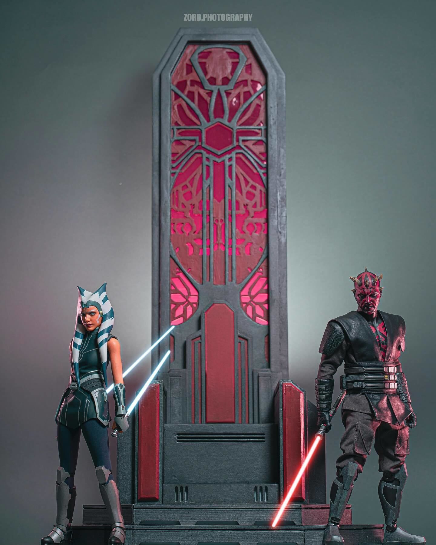 Darth Mauls Throne 1-6 Scale Hottoys 3D print model_18
