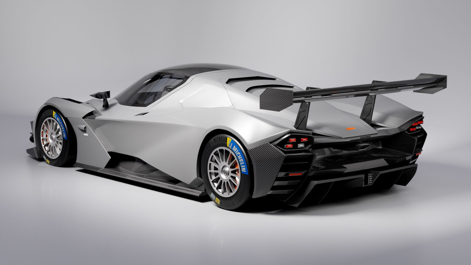 KTM X-BOW GT2 KIT Low-poly 3D model_1