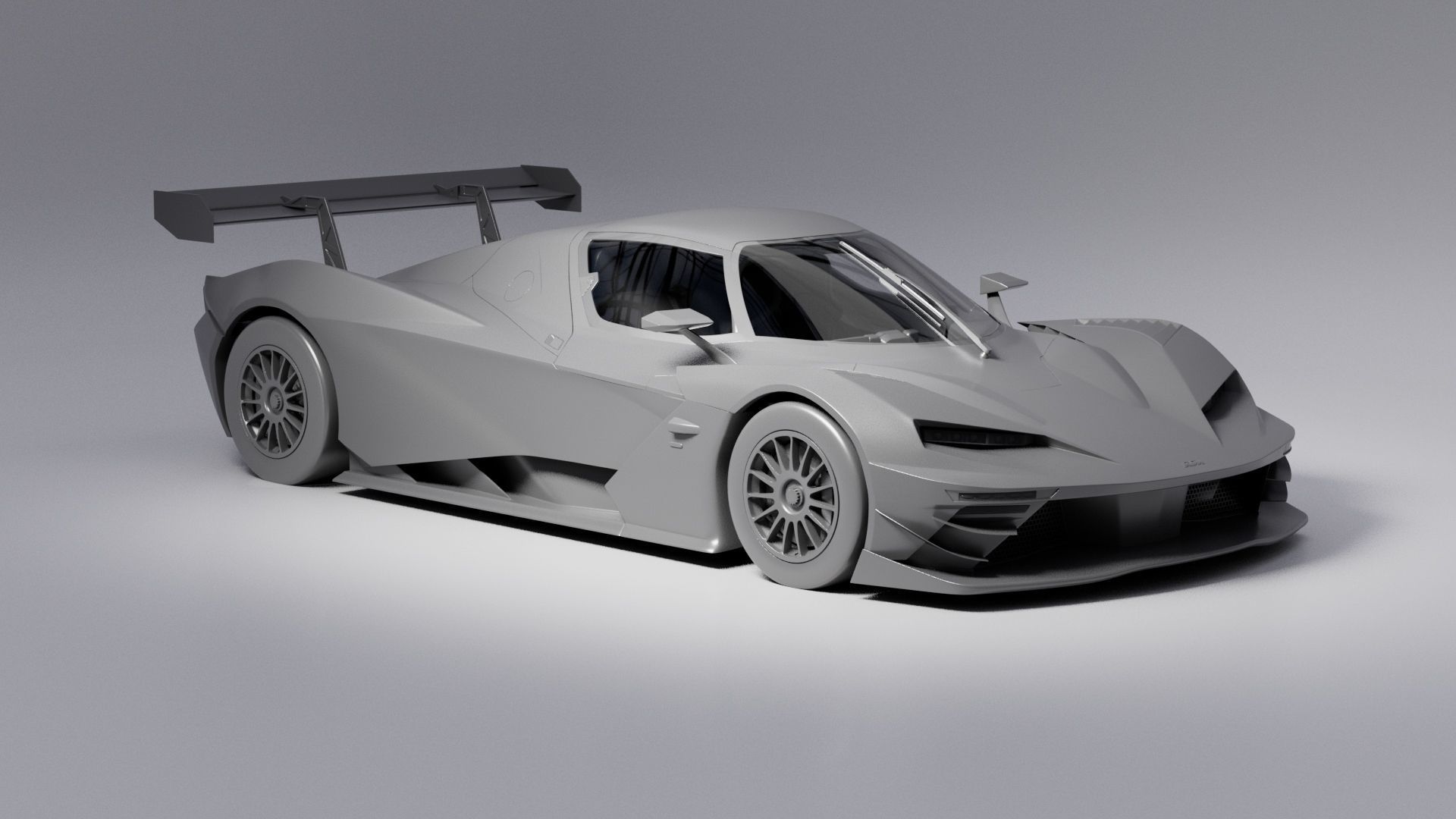 KTM X-BOW GT2 KIT Low-poly 3D model_6