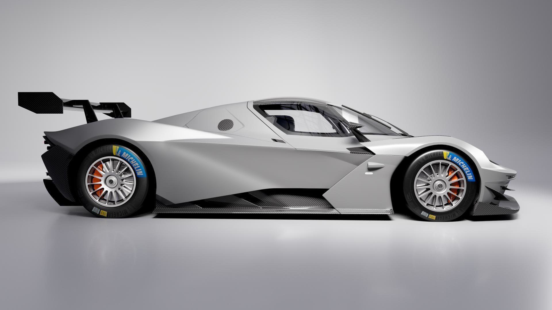 KTM X-BOW GT2 KIT Low-poly 3D model_2