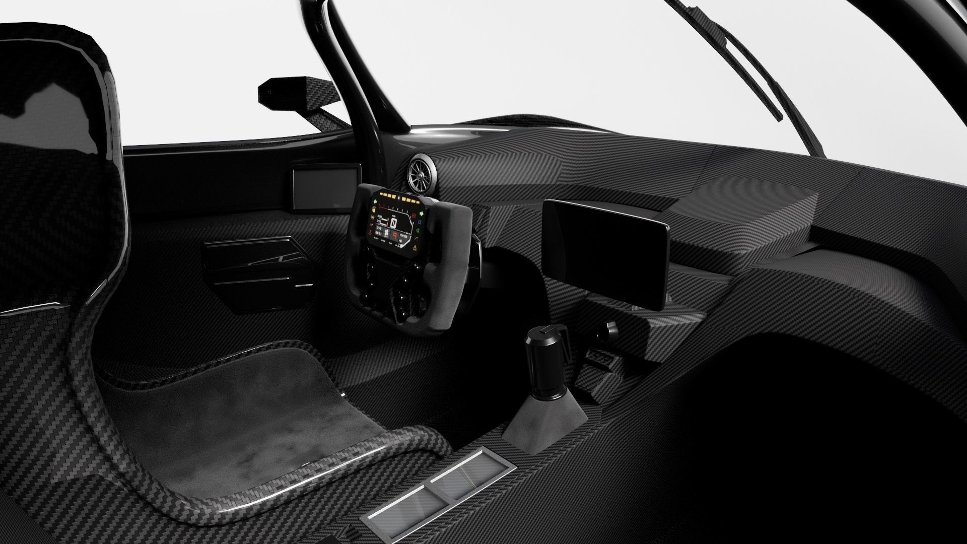 KTM X-BOW GT2 KIT Low-poly 3D model_3