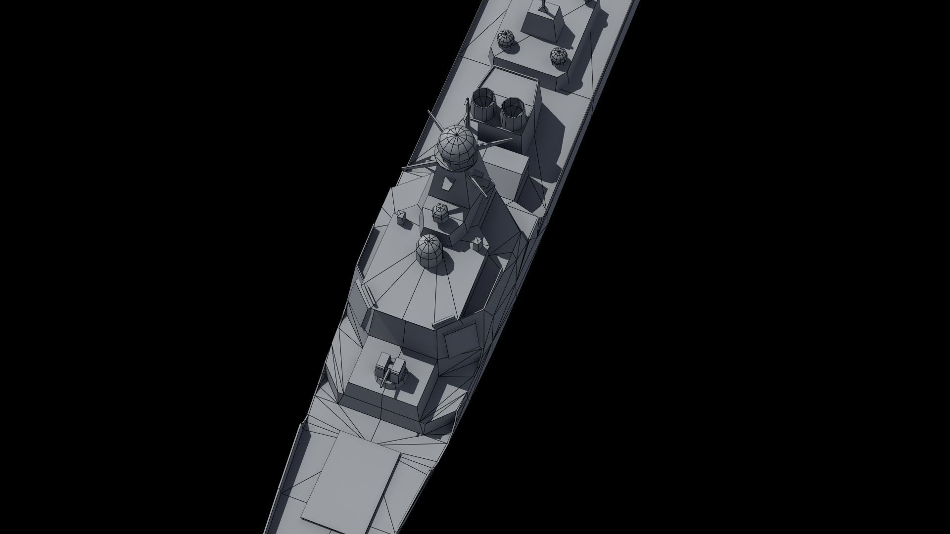 Type052D Destroyer LOD Low-poly 3D model_22