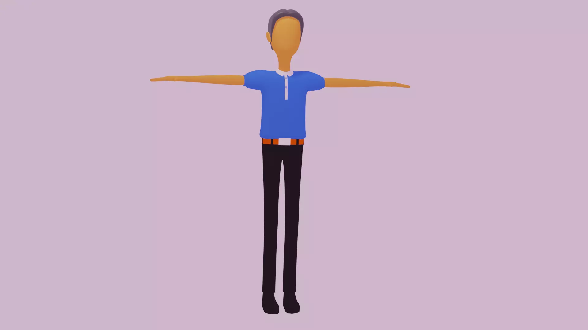 man modeling 3D 3D model_0