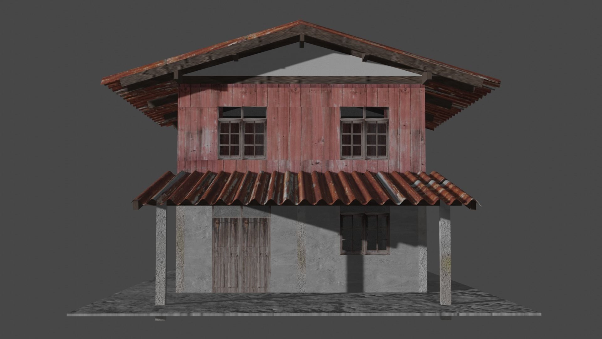 Thai house 3D model_1
