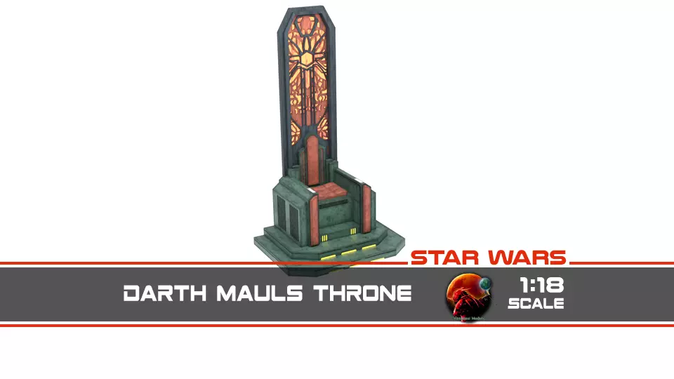 Darth Mauls Throne 1-18 Scale Hasbro Kenner 3D print model_0
