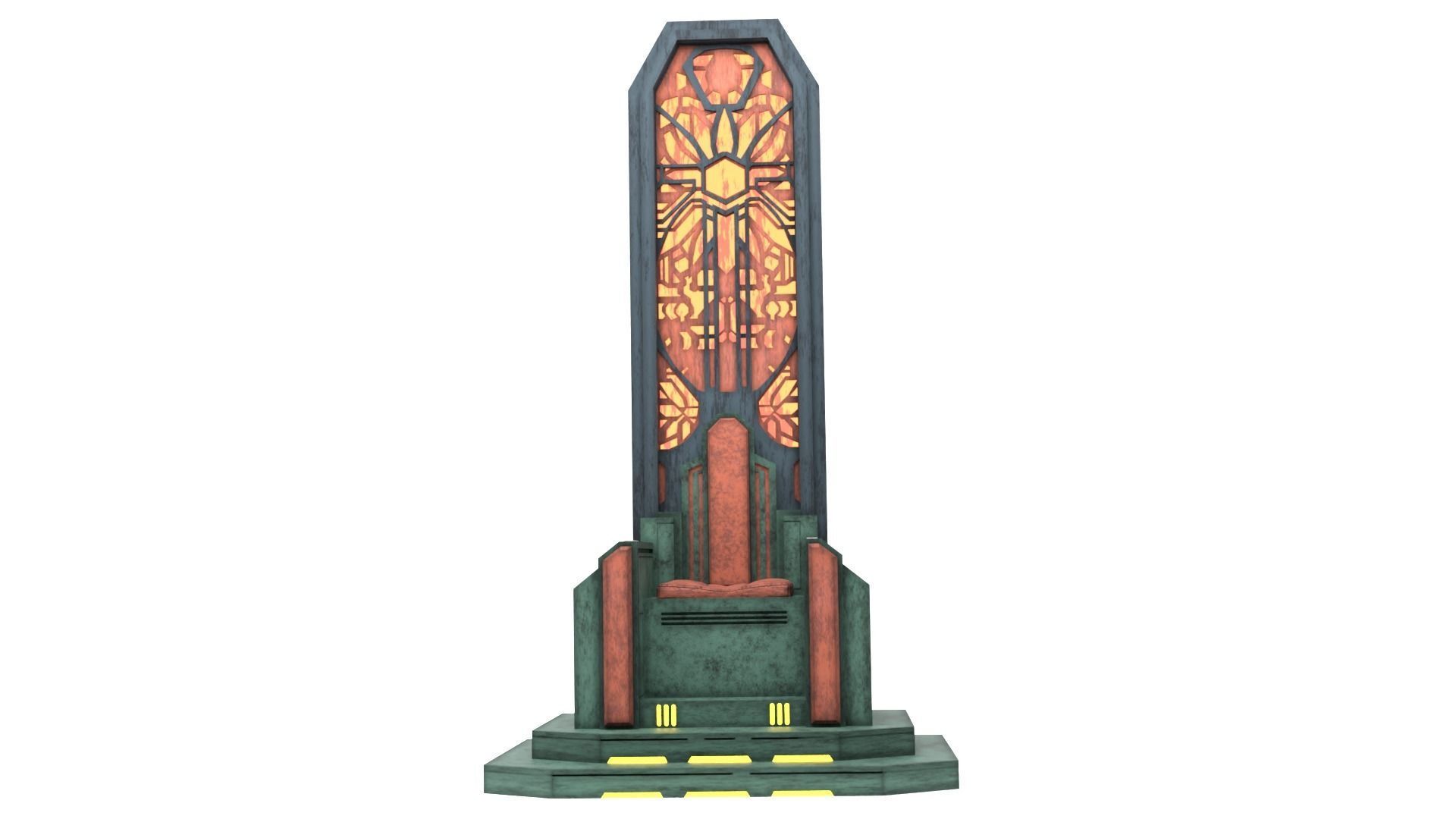 Darth Mauls Throne 1-18 Scale Hasbro Kenner 3D print model_4