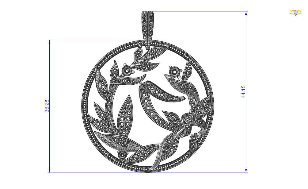 pendants 3D print model_6