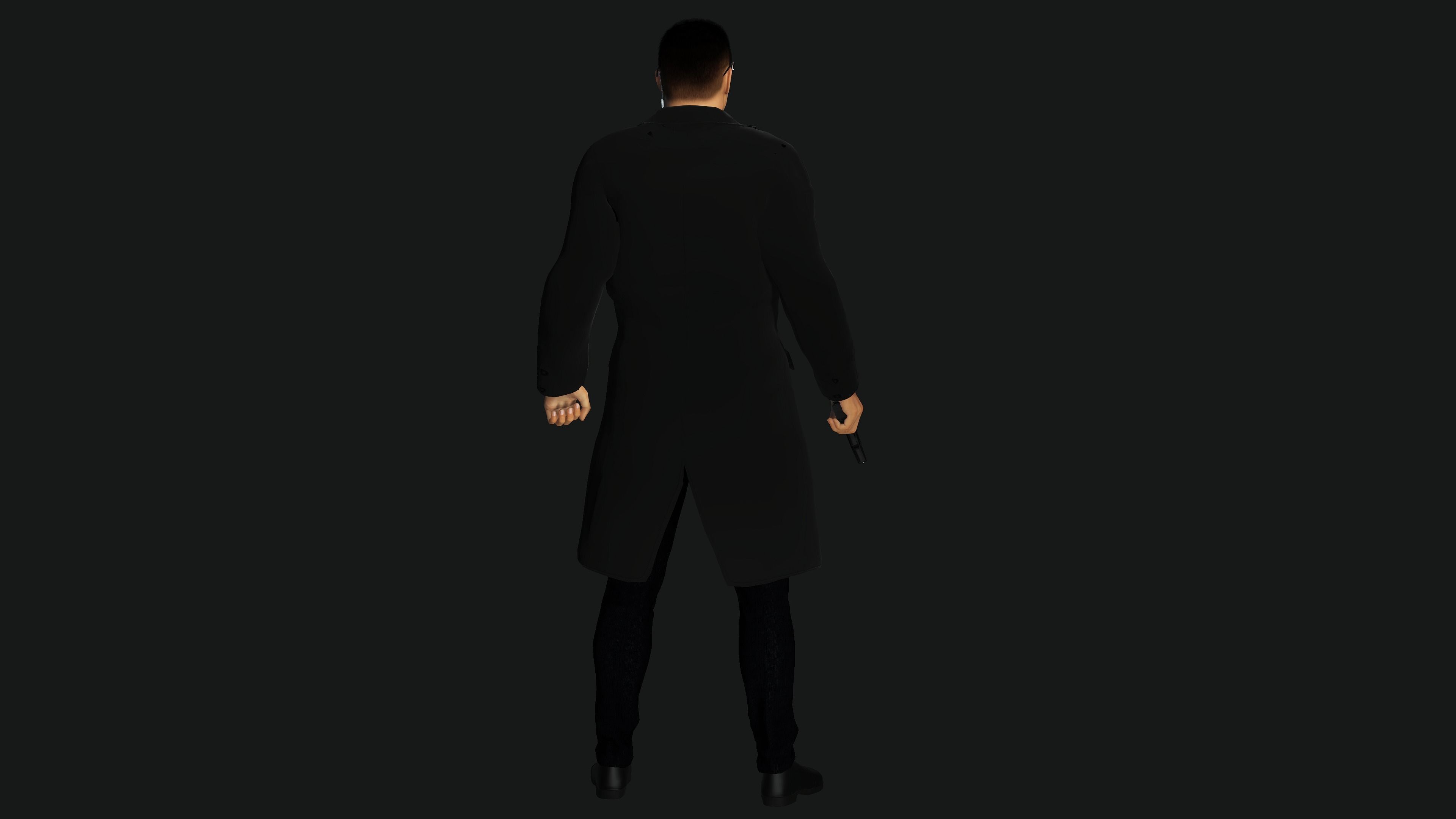 character for test Low-poly 3D model_7