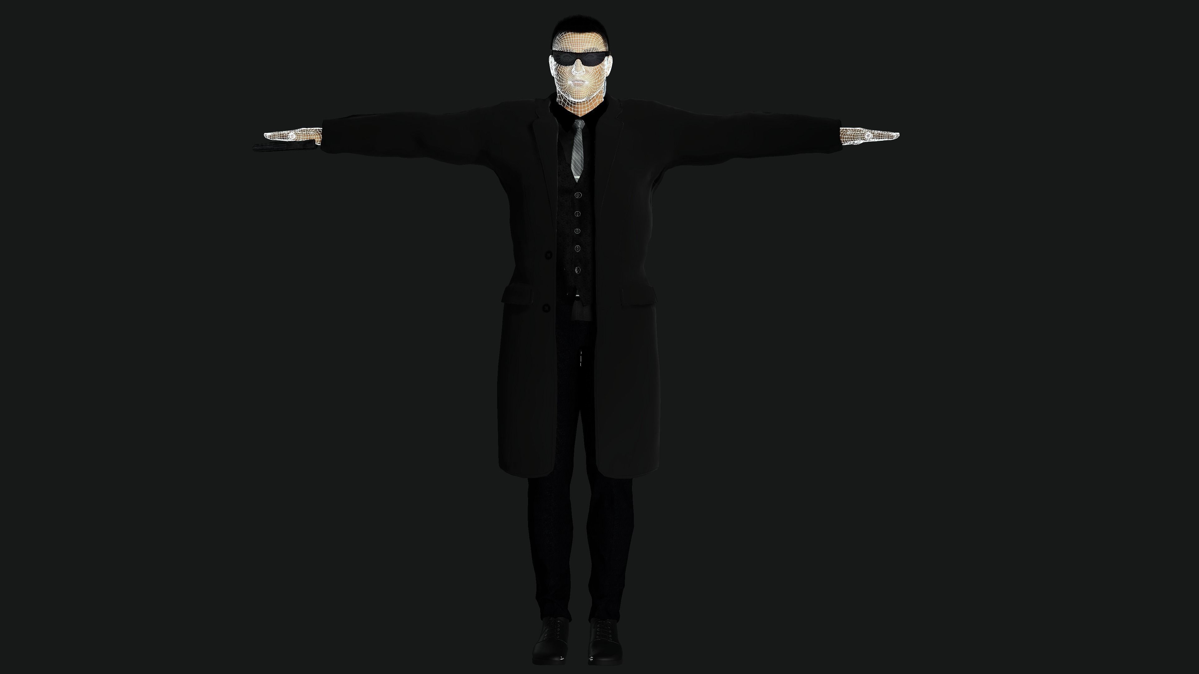character for test Low-poly 3D model_14