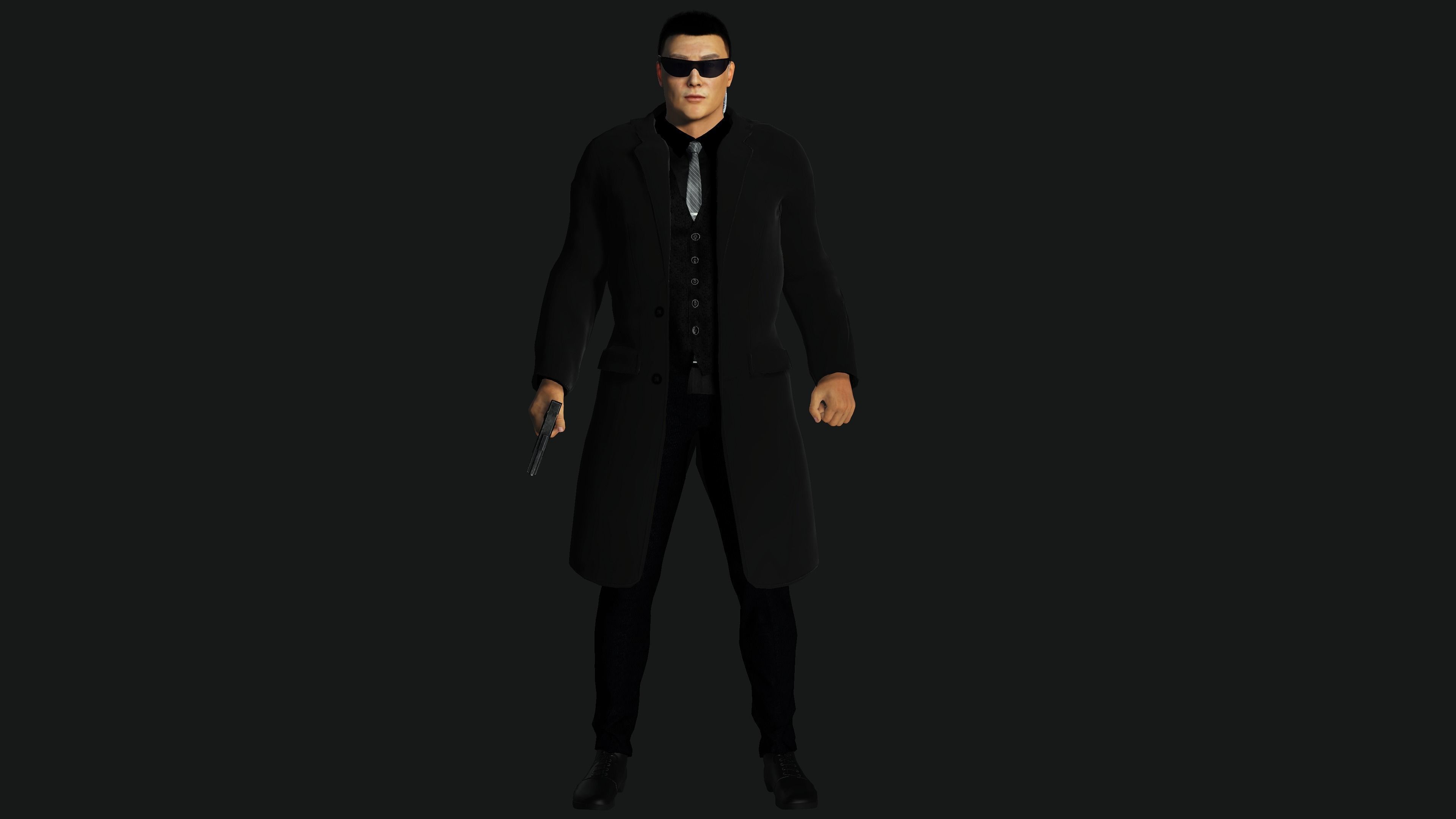 character for test Low-poly 3D model_1