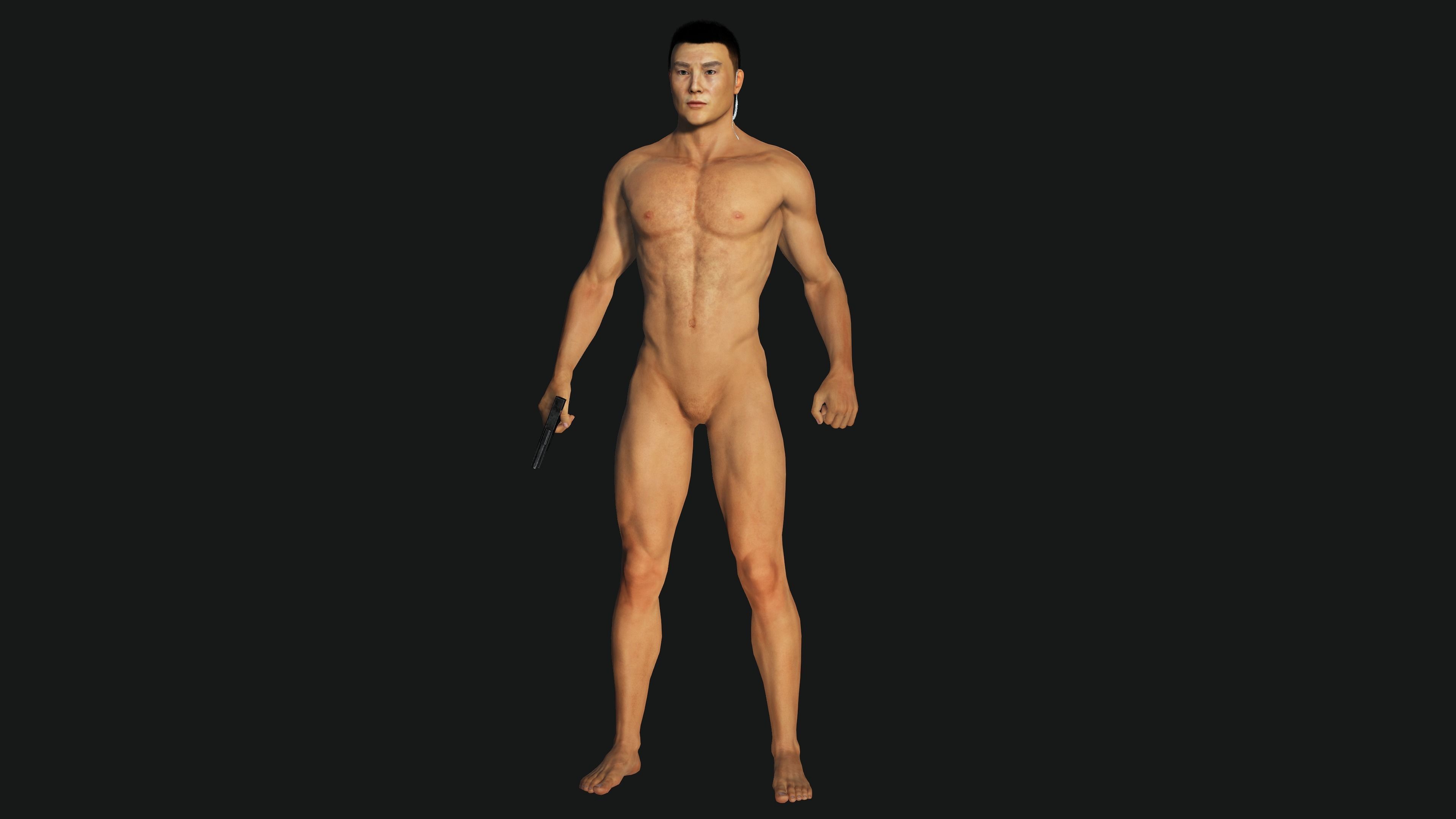 character for test Low-poly 3D model_5