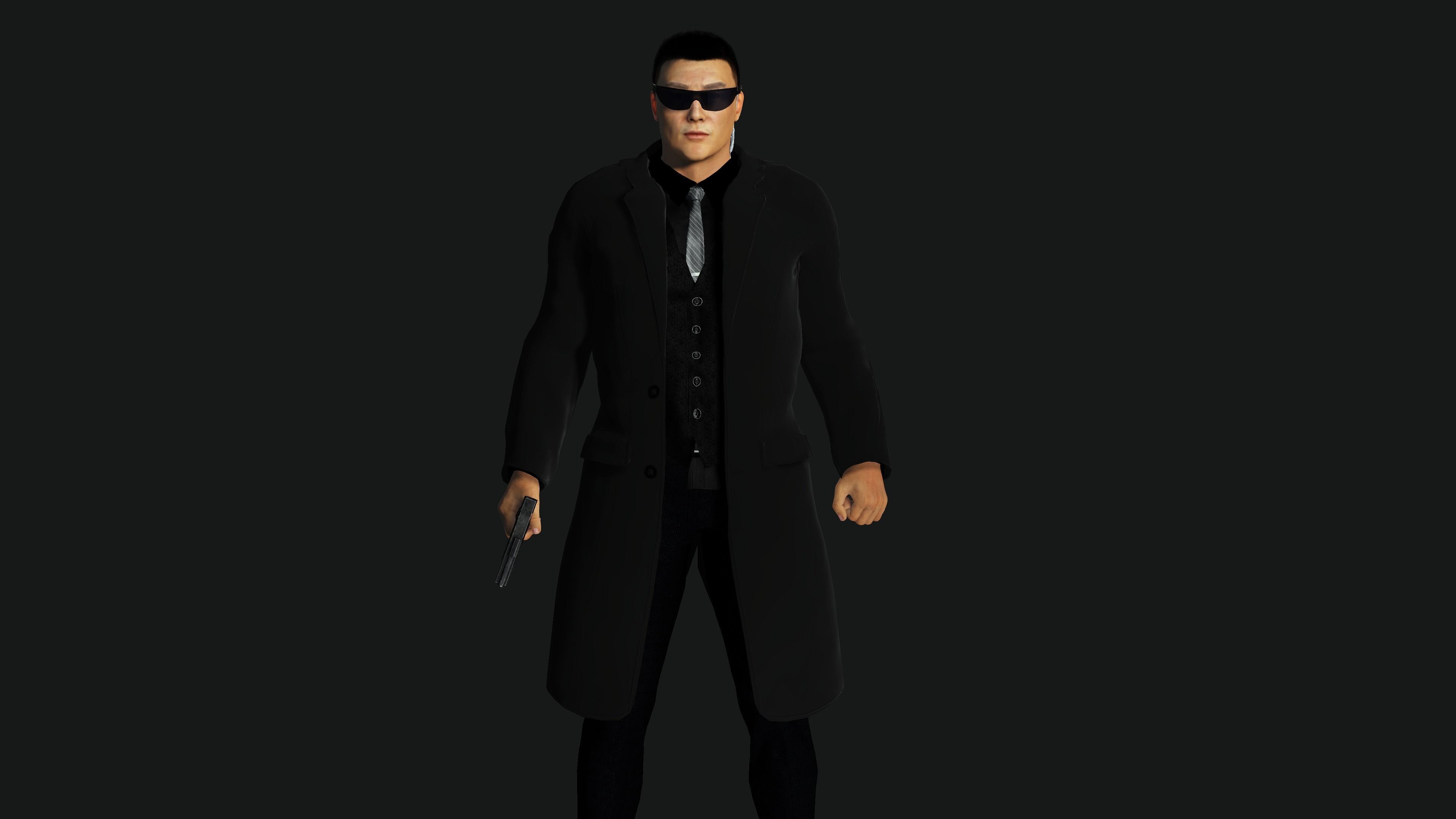 character for test Low-poly 3D model_15