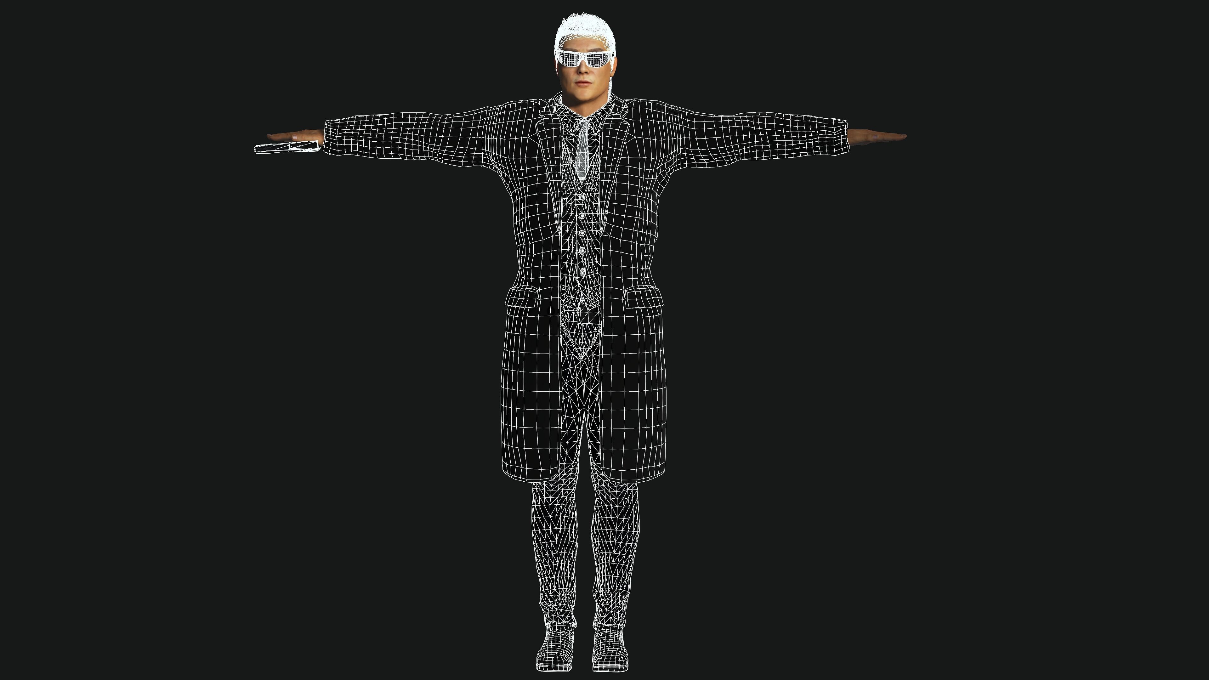 character for test Low-poly 3D model_13