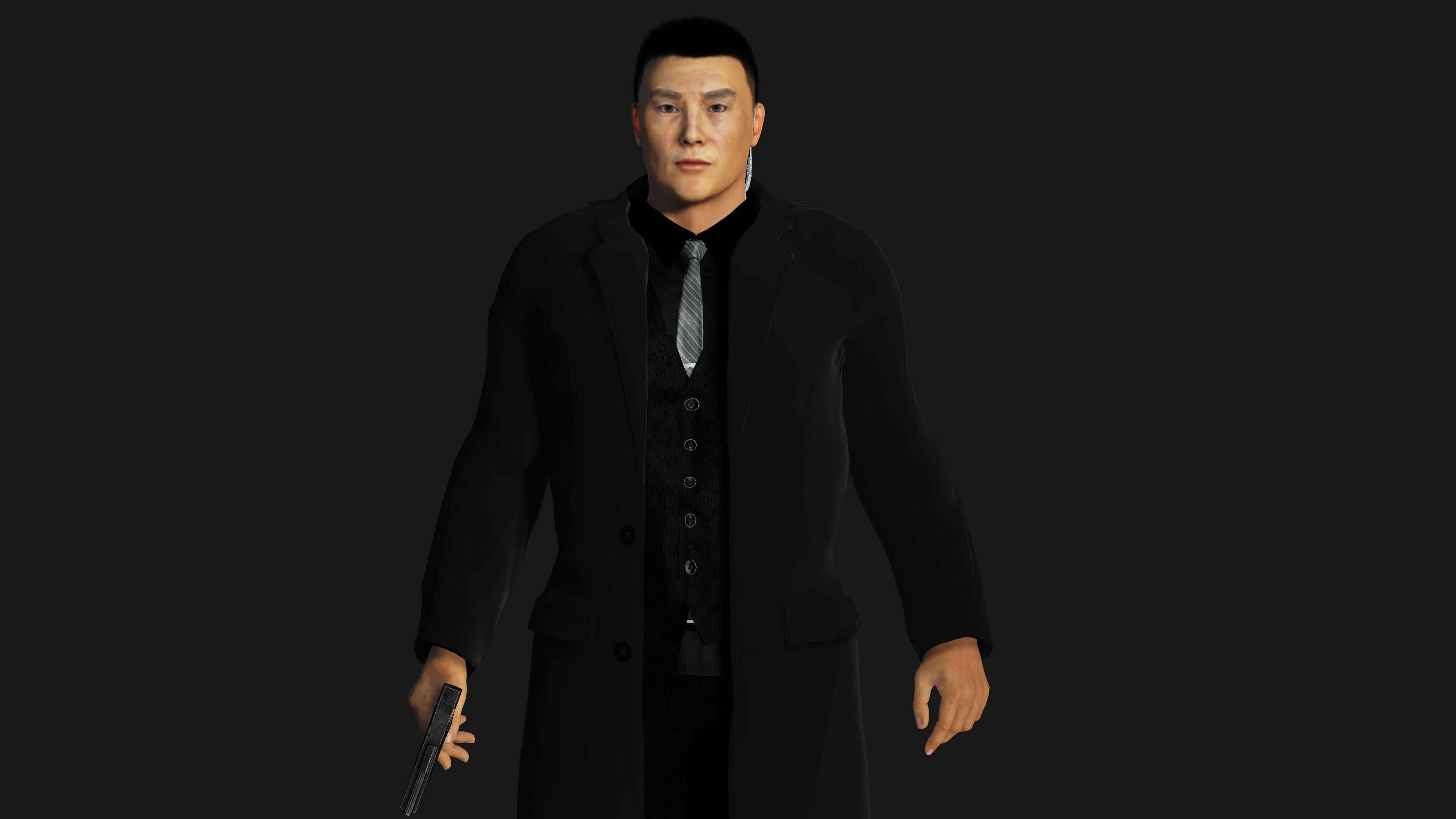 character for test Low-poly 3D model_10