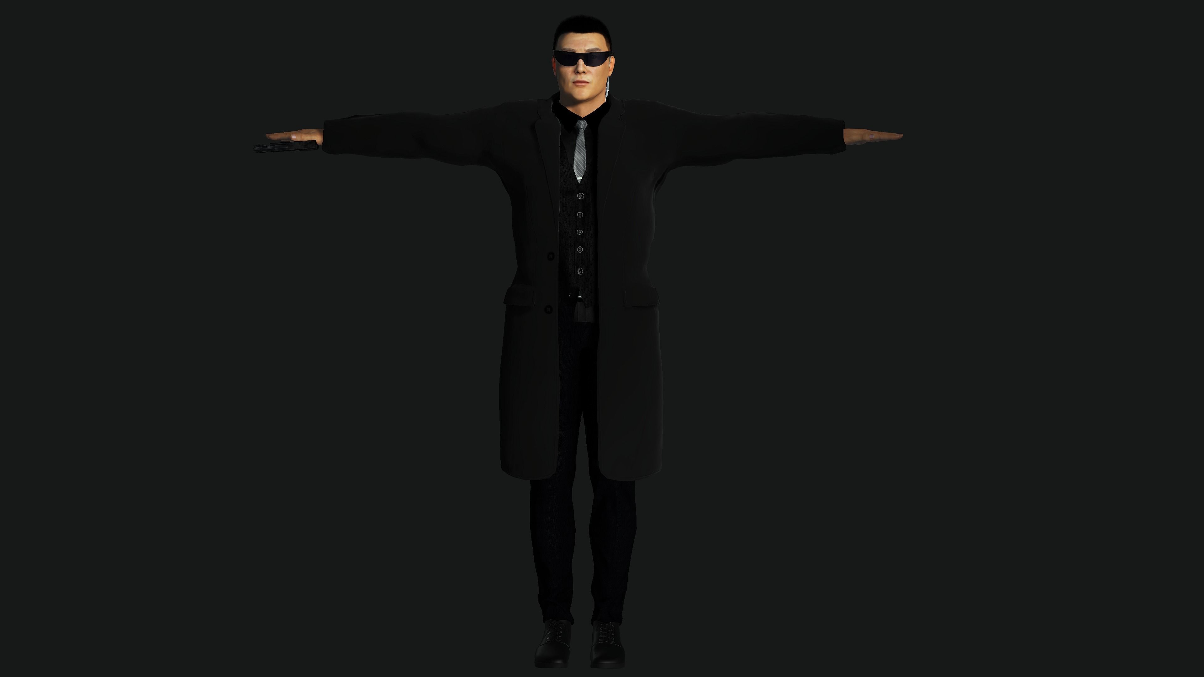 character for test Low-poly 3D model_11