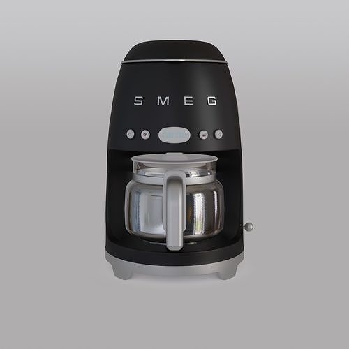 Smeg 50s Style Kettle Low-poly 3D model