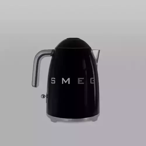 Retro Water Kettle Black