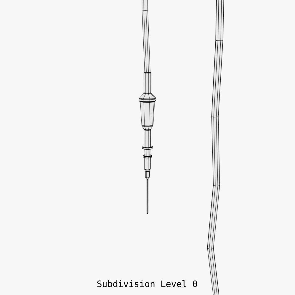 IV stand 3D model_10