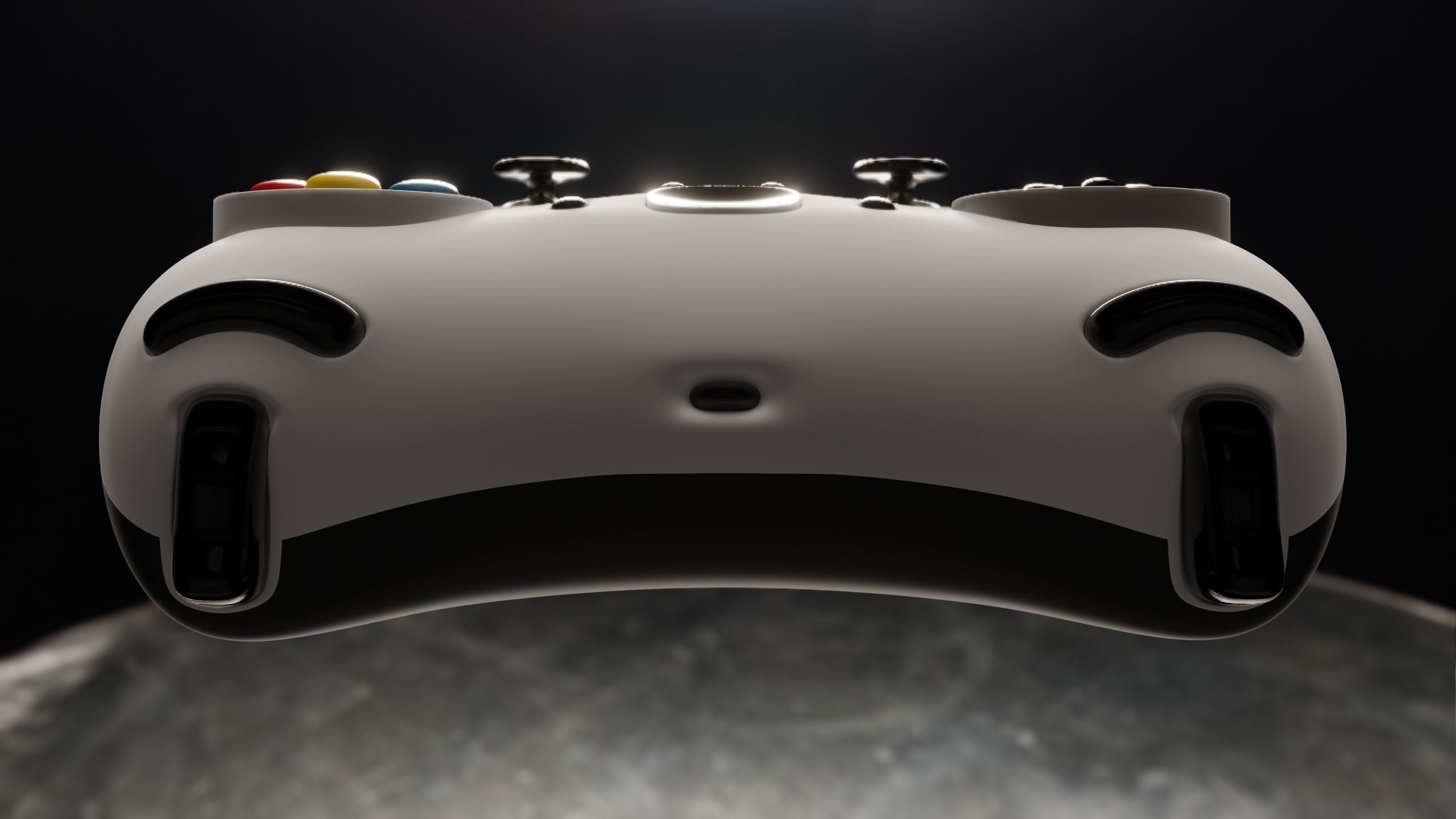 High Poly Gamepad PBR 3D model_6