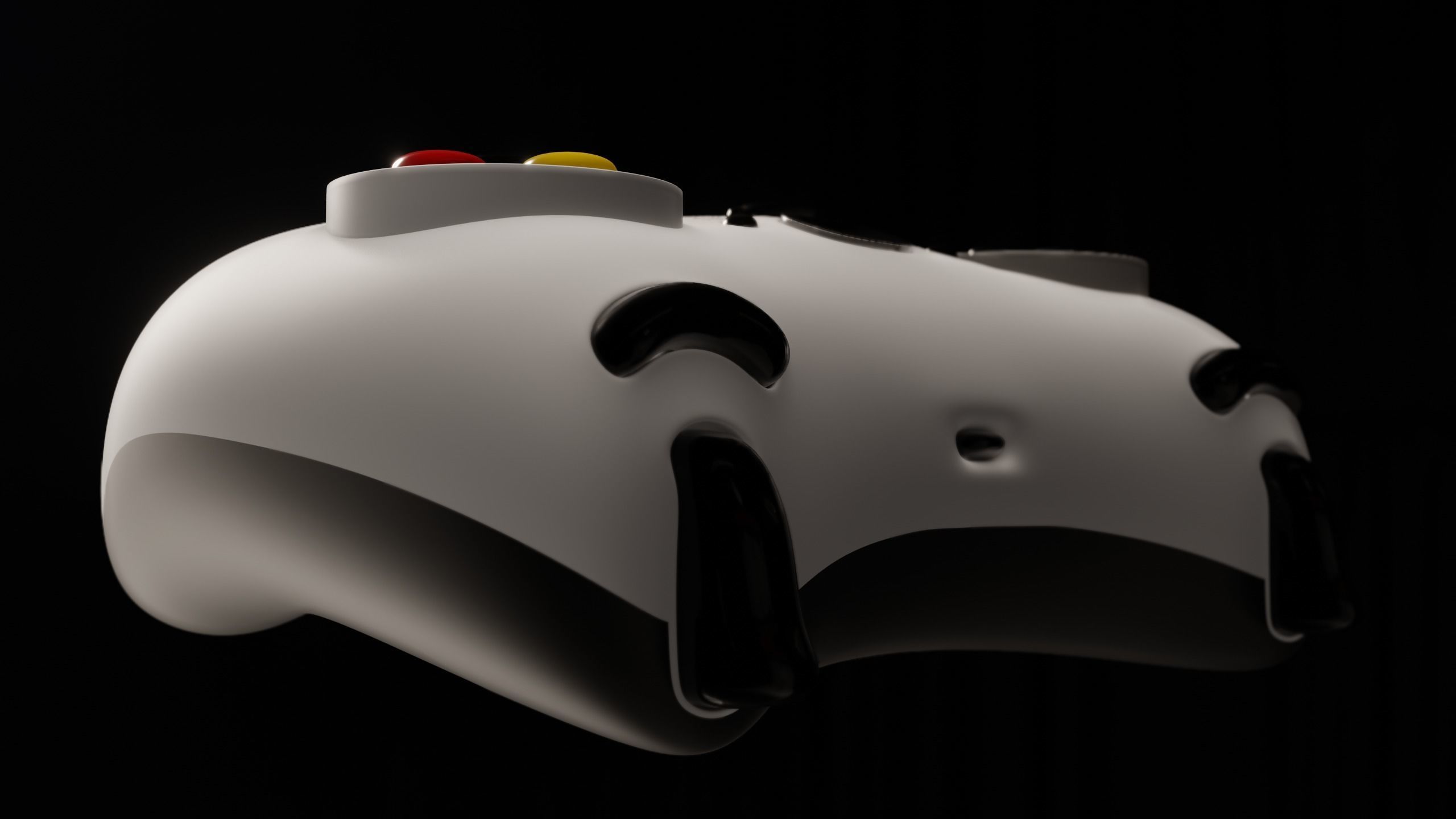 High Poly Gamepad PBR 3D model_5