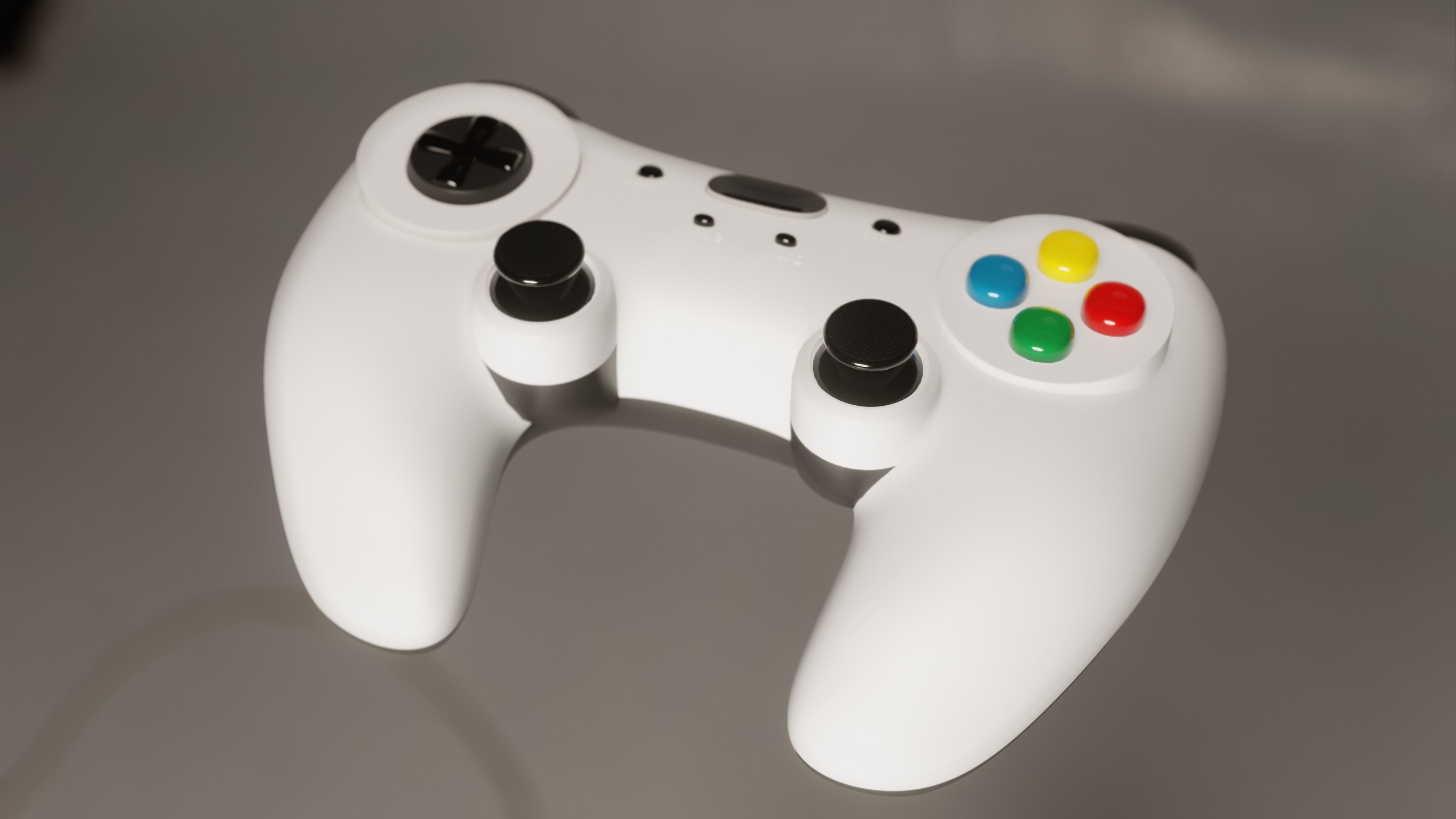 High Poly Gamepad PBR 3D model_1