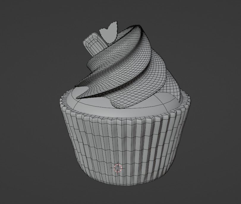 Cupcake 3d Model 3D model_5