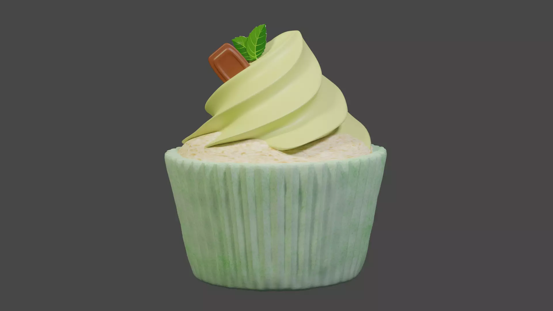 Cupcake 3d Model 3D model_0