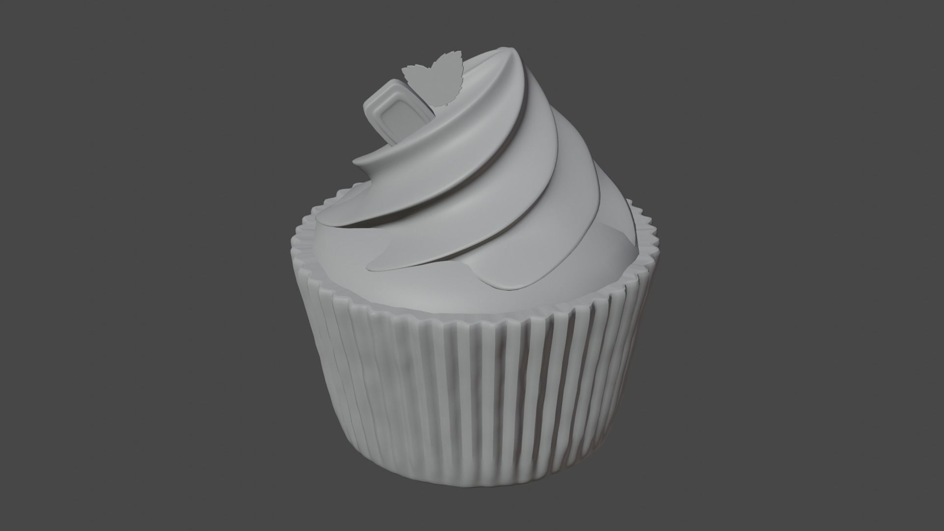 Cupcake 3d Model 3D model_4