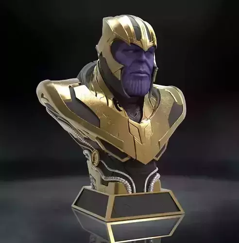 Marvel Thanos Bust  ready for 3d printing 3D print model