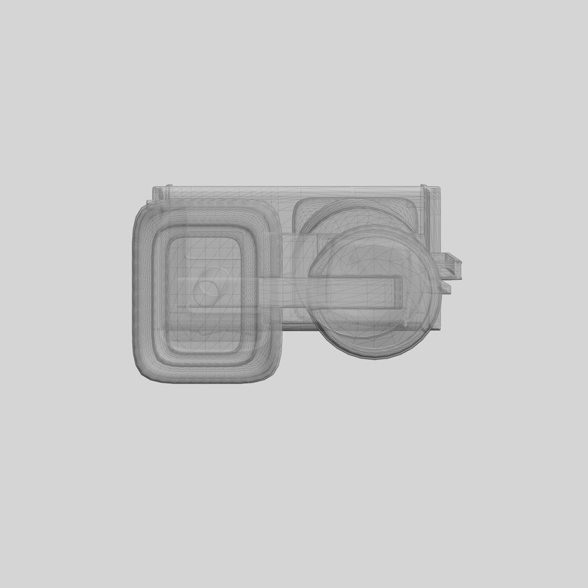 Coffee Maker KB Black Low-poly 3D model_9