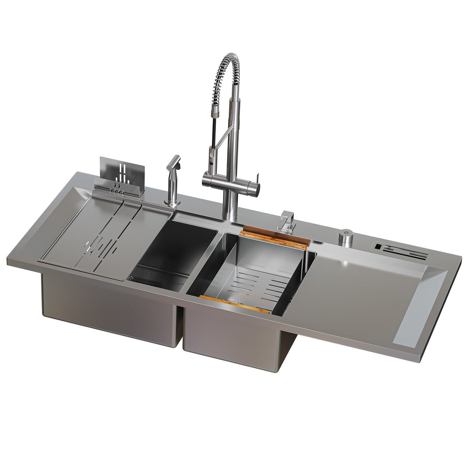 Asras sink set 3D model_4