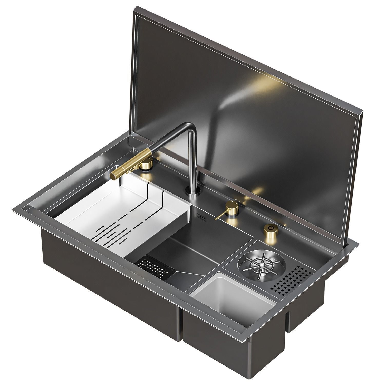 Asras sink set 3D model_5