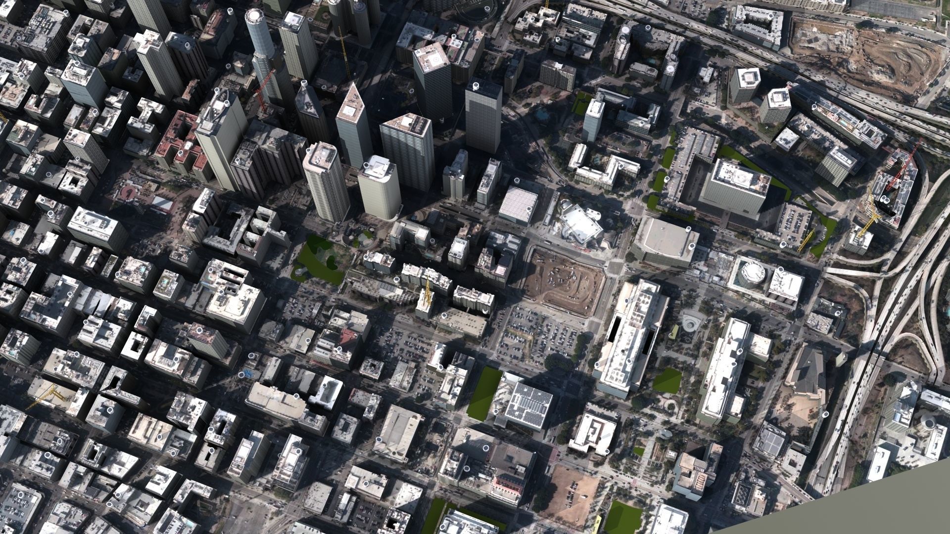LA City Core Low-poly 3D model_20