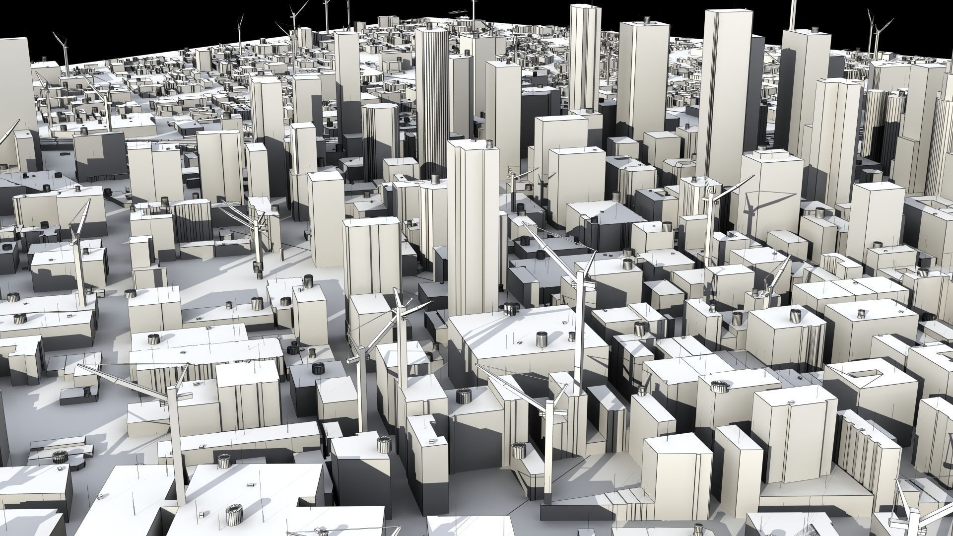 LA City Core Low-poly 3D model_38
