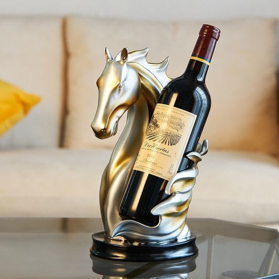 Horse Wine Holder 3D print model_8