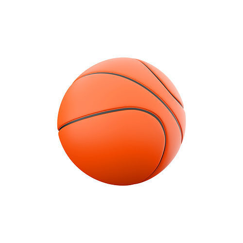 3d basketball icon 3D model