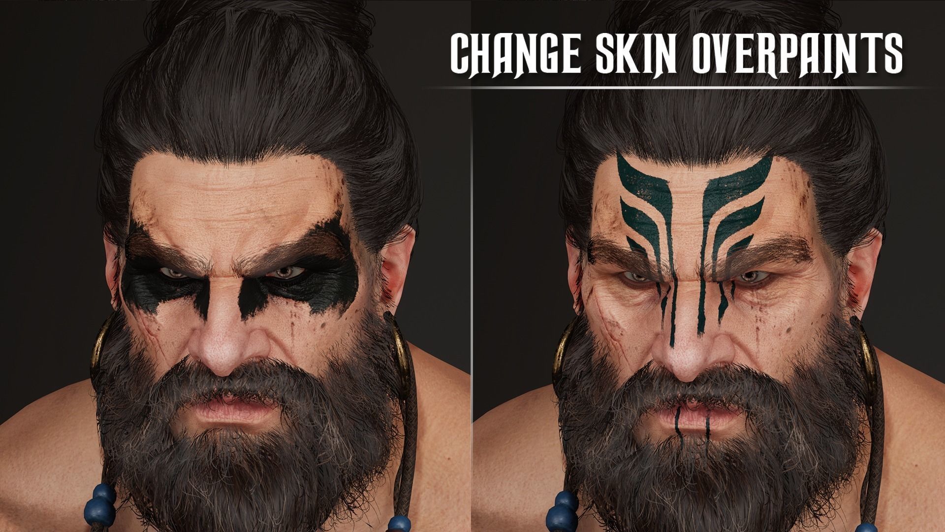 Barbarian Hargold Low-poly 3D model_9